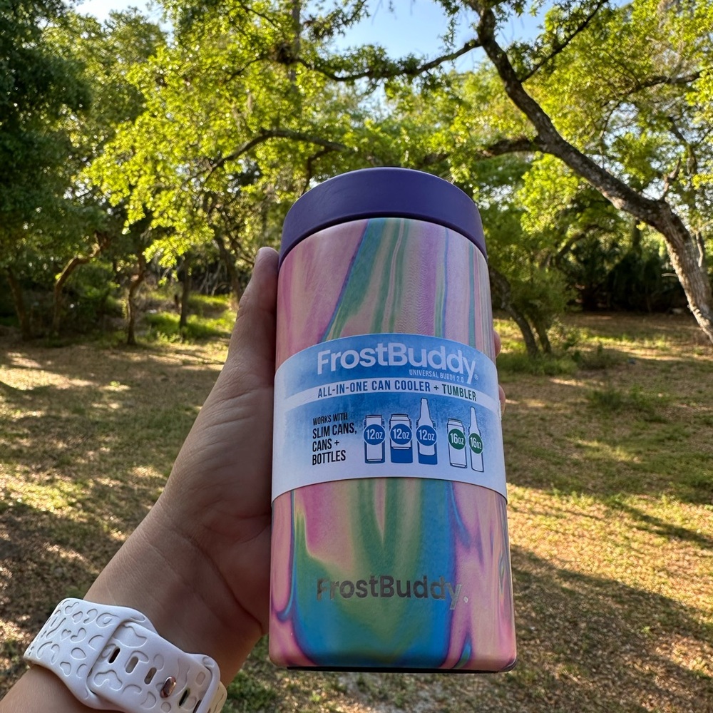 FrostBuddy Multicolor Can Cooler Tumbler